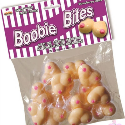 Boobie Bites strawberry flavored edible candy by Hott Products — 16-piece bag