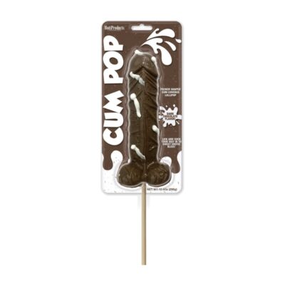 Cum Cock Pops Dark Chocolate novelty lollipop by Hott Products