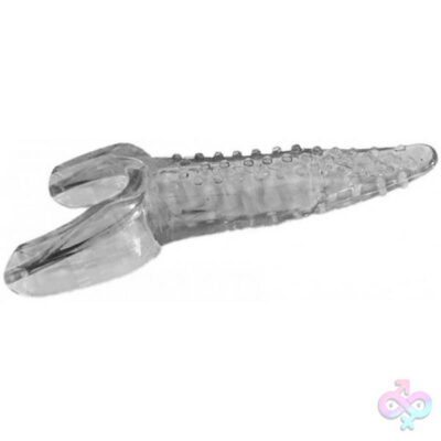 Deep Diver Tongue Vibe Clear by Hott Products — multi-speed G-spot tongue vibrator