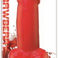 Hott Products Sex Toys - Eat Me Jumbo Gummy Pecker - Strawberry