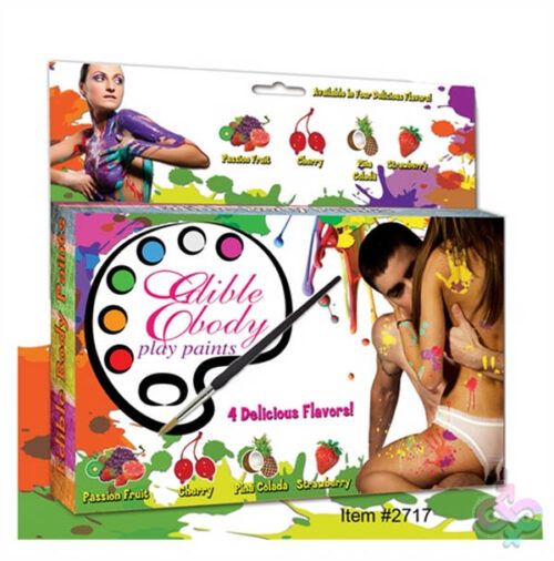 Hott Products Sex Toys - Edible Body Play Paints Kit