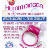 Hott Products Sex Toys - Humm Dinger Vibrating Penis Ring Clitoral Stiimulator - Purple