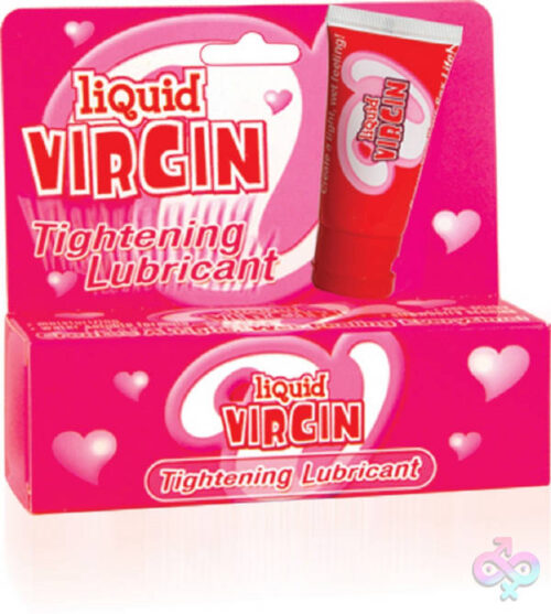 Hott Products Sex Toys - Liquid Virgin 1 Oz Bottle Hang Tab Box - Strawberry Scented