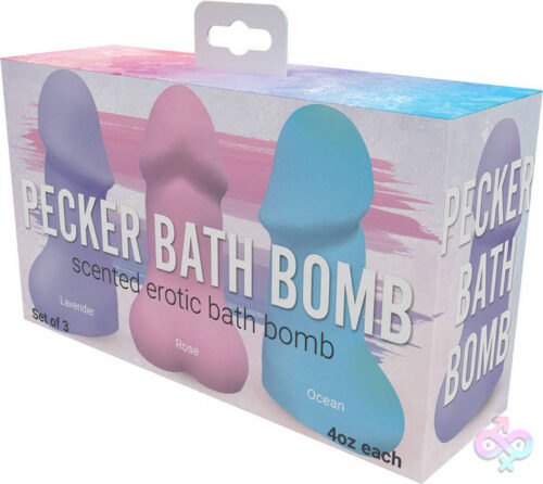 Hott Products Sex Toys - Pecker Bath Bombs 3 Pk