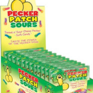 Hott Products Sex Toys - Pecker Patch Sour Gummies - 12 Piece Display