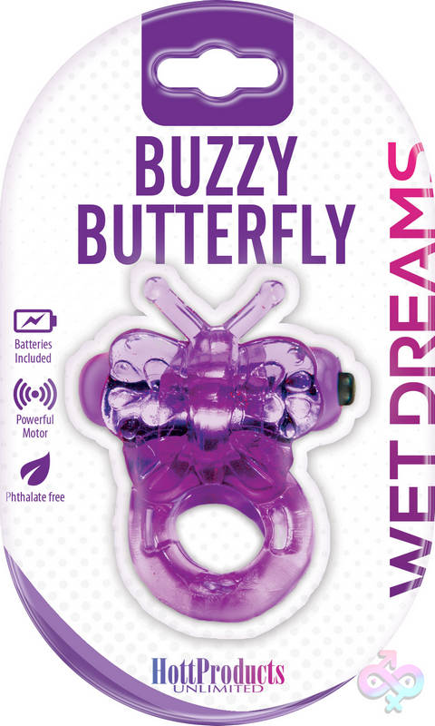 Purrfect Pet Buzzy Butterfly - Purple Hott Products Sex Toys - Purrfect Pet Buzzy Butterfly - Purple