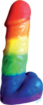 Hott Products Sex Toys - Rainbow Pecker Party Candle 7"