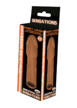 Hott Products Sex Toys - Skinsations Latin Lover Series Husky Lover 6.5 Inch - Brown