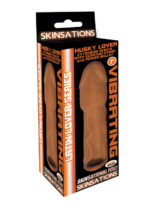 Hott Products Sex Toys - Skinsations Latin Lover Series Husky Lover 7 Inch Vibrating - Brown