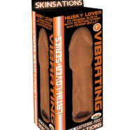 Hott Products Sex Toys - Skinsations Latin Lover Series Husky Lover 7 Inch Vibrating - Brown