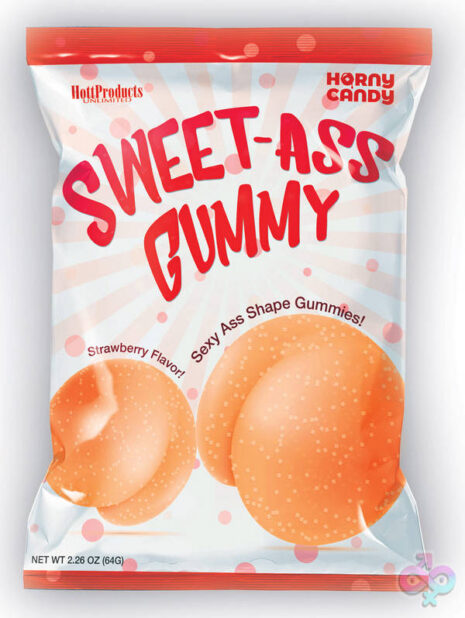 Sweet Ass Gummy Each strawberry-flavored erotic candy by Hott Products