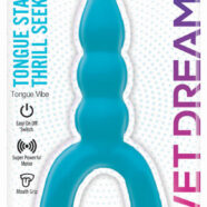 Hott Products Sex Toys - Tongue Star Thrill Seaker Tongue Vibe - Blue