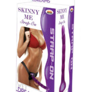 Hott Products Sex Toys - Wet Dreams Skinny Me Strap-on - Purple
