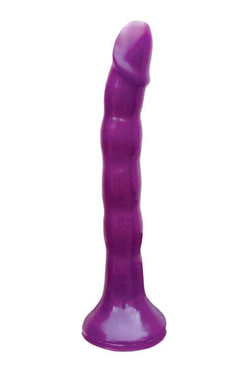 Hott Products Sex Toys - Wet Dreams Skinny Me Strap-on - Purple