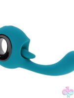 How Many Licks Dual Stimulation Vibrator – Blue - Image 3