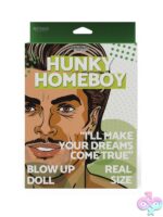 Hunky Homeboy life-size inflatable male doll in beige PVC by Hott Products