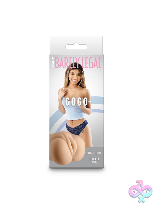 Discreet-Toys-Hustler-S-Barely-Legal-Gogo-Stroker-Tan-Nu-Nsn-1806-21 Barely Legal Gogo Stroker Beige Realistic Tpe Handheld Sleeve By Hustler'S Barely Legal