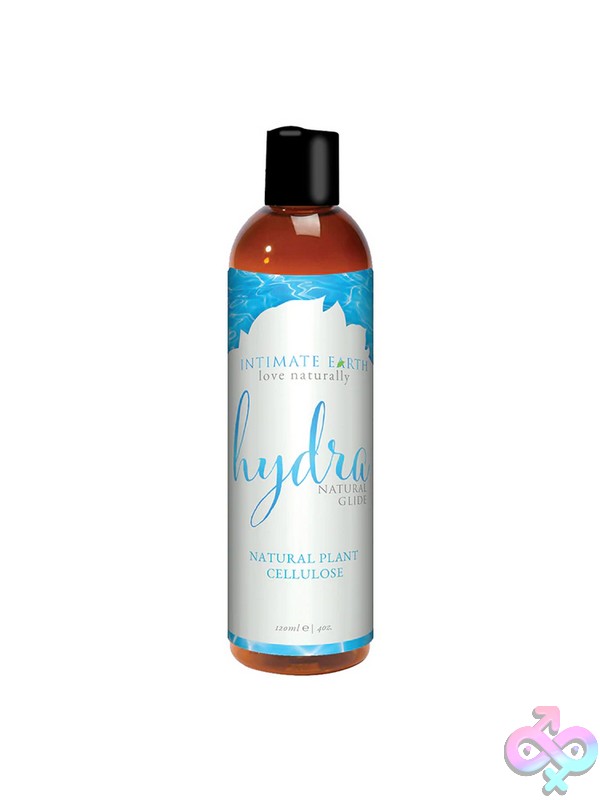 Discreet-Toys-Hydra-Water-Based-Glide-120-Ml-Nu-Ie007-120 Intimate Earth Hydra 120Ml Water-Based Glide Bottle In Warm Brown By Intimate Earth