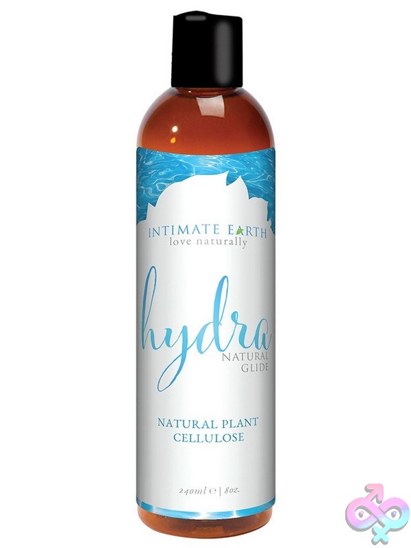 Discreet-Toys-Hydra-Water-Based-Glide-240-Ml-Nu-Ie007-240 Intimate Earth Hydra Water Based Glide 240Ml Brown Bottle — Paraben-Free Plant Cellulose Formula By Intimate Earth