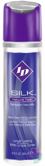Hybrid silicone lube ID Silk Silicone and Water Blend Lubricant 8.5oz by I.D. Lubricants