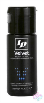 Wet silicone lubricant ID Velvet Body Glide 1 oz bottle by I.D. Lubricants — discreet personal lubricant