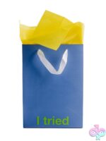I Tried Color Gift Bag – Blue - Image 2