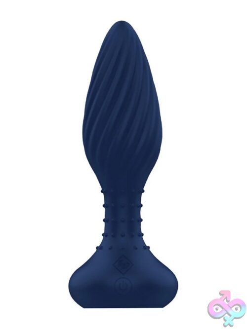Remote Control Rimming Plug – Blue - Image 2