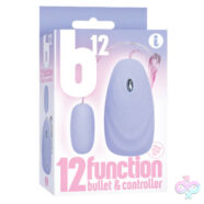 Icon Brands Sex Toys - B12 12 Function Bullet & Controller - Baby Blue