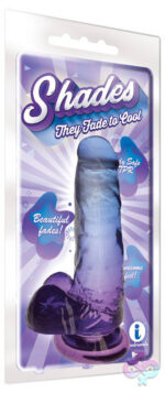 Icon Brands Sex Toys - Shades - 7 Inch Gradient Dong - Blue and Violet