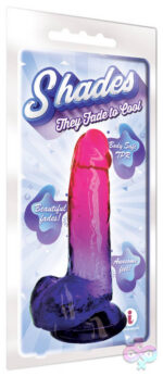 Icon Brands Sex Toys - Shades - 8 Inch Gradient Dong - Pink and Plum
