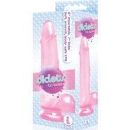 Icon Brands Sex Toys - The 9's Diclet's 7 Inch Jelly Dong - Pink