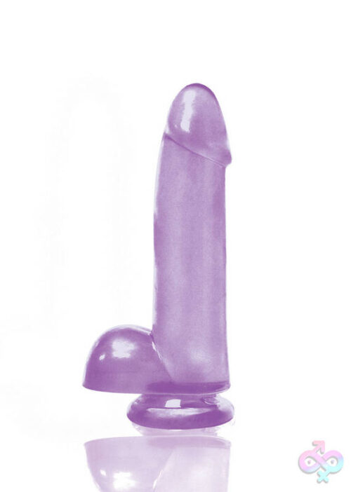 Icon Brands Sex Toys - The 9's Diclet's 7 Inch Jelly Dong - Purple