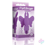 Icon Brands Sex Toys - The 9's Flirt Finger Butterfly Finger Vibrator - Purple
