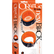Icon Brands Sex Toys - The 9's Orange Is the New Black Love Cuffs Wrist - Black