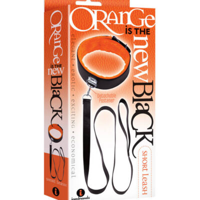Icon Brands Sex Toys - The 9's Orange Is the New Black Short Leash -  Black