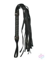 Icon Brands Sex Toys - The 9's Orange Is the New Black Whip It - Black