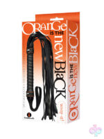 Icon Brands Sex Toys - The 9's Orange Is the New Black Whip It - Black