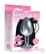 Icon Brands Sex Toys - The 9's the Silver Starter Bejeweled Stainless  Steel Plug - Pink