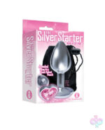 Icon Brands Sex Toys - The 9's the Silver Starter Heart Bejeweled Stainless Steel Plug - Pink