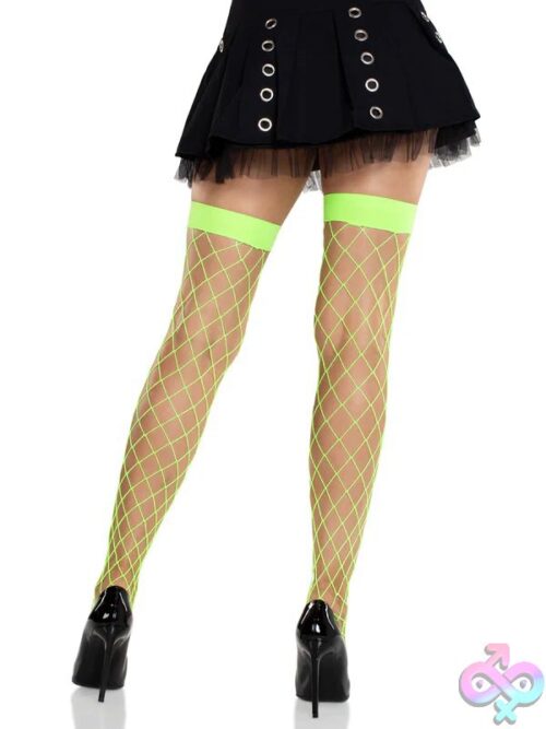 Ida Net Thigh High Stockings O/S - Image 2