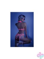 Impress Me Lace Bodysuit with Open Cage Back - Image 3