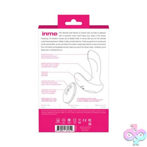 Inme Rechargeable Dual Vibe With Remote - Image 2