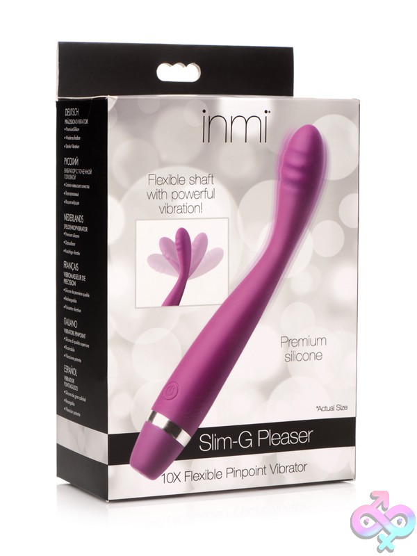 Discreet-Toys-Inmi-Slim-G-Pleaser-10X-Flexible-Pinpoint-Vibrator-Nu-Xr-Ag803 Slim-G Pleaser Flexible Pinpoint G-Spot Vibrator In Purple By Xr Inmi