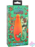 Sun Coralee nudibranch-shaped flat vibrator in sunrise orange silicone by Doc Johnson