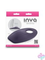 Inya Grinder hands-free ride-on grinding pad vibrator in gray silicone by Ns Novelties