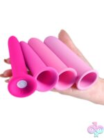 vibrating dilator set Inya Vibrating Gliders Pink by NS Novelties