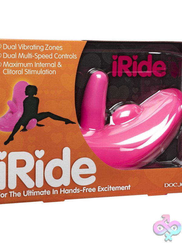 Discreet-Toys-Iride-Pink-Nu-Dj6020-01Bx Pink Hands-Free Rocking Pleasure Seat With Dual Vibrating Zones By Doc Johnson