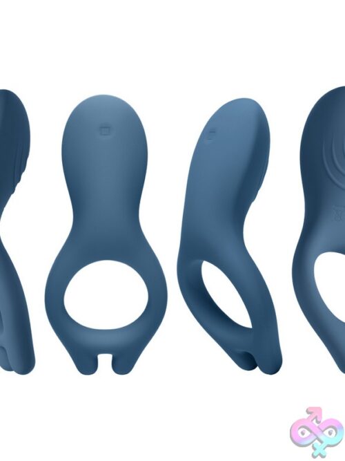 Ivibe Select Iring Vibrating Cock Ring In Marine Blue - Image 3
