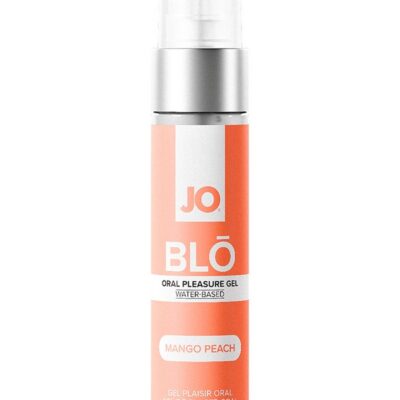 mango peach cooling oral gel JO BLO 1 oz by System JO