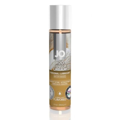 JO H2O Vanilla Cream flavored water-based lubricant 1 oz bottle by System Jo